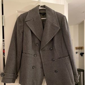 Grey Peacoat